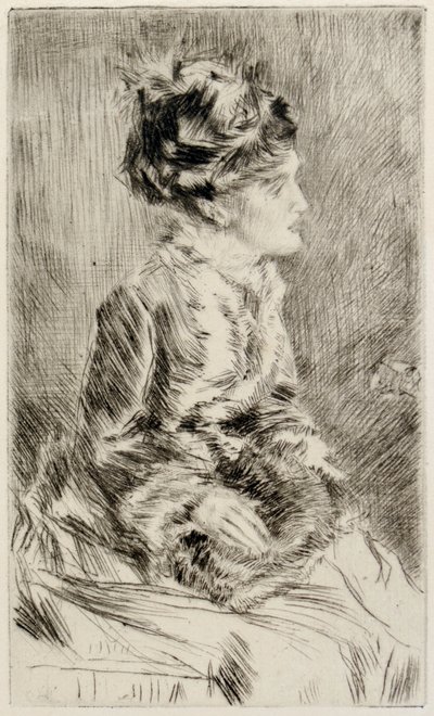 mufka autorstwa James Abbott McNeill Whistler
