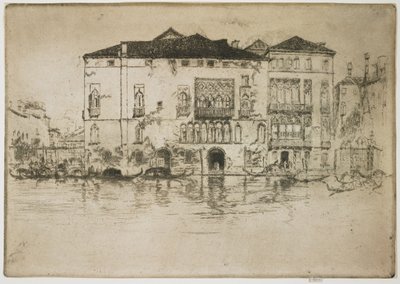 Pałace z pierwszego cyklu weneckiego autorstwa James Abbott McNeill Whistler