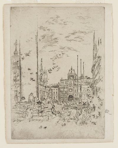 Piazzetta autorstwa James Abbott McNeill Whistler