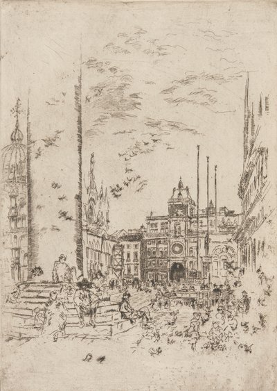 Piazzetta, 1879-1880. autorstwa James Abbott McNeill Whistler