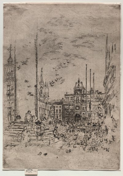 Piazzetta, 1880. autorstwa James Abbott McNeill Whistler