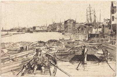 Basen, 1859. autorstwa James Abbott McNeill Whistler