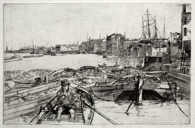 Basen, 1859. autorstwa James Abbott McNeill Whistler