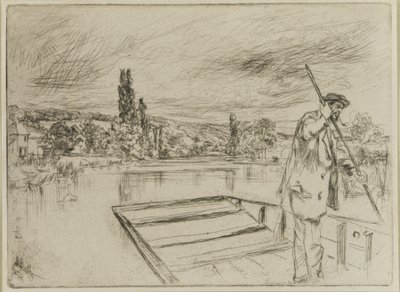Punt, 1861 (akwaforta na papierze) autorstwa James Abbott McNeill Whistler