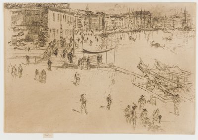 Riva, nr 2, 1879-1880. autorstwa James Abbott McNeill Whistler