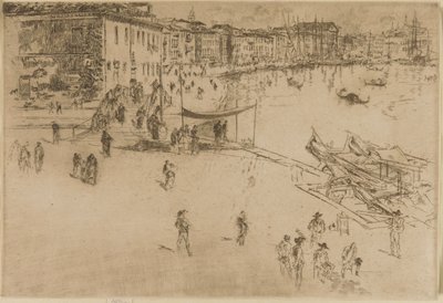 Riva, nr 2, 1879-1880. autorstwa James Abbott McNeill Whistler
