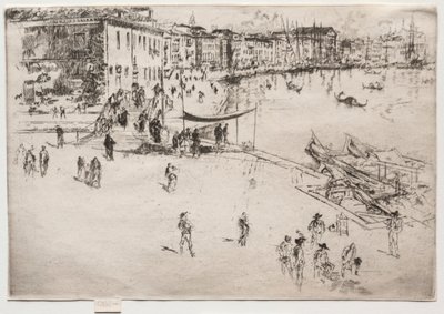Riva, nr 2, 1886. autorstwa James Abbott McNeill Whistler