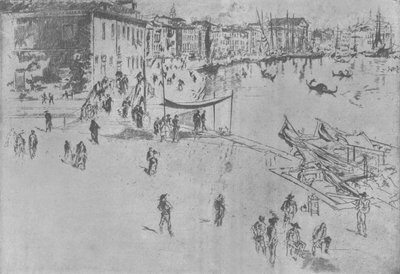 Riva, numer dwa, c1880, 1904 autorstwa James Abbott McNeill Whistler