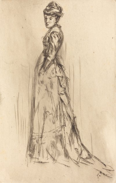Jedwabna suknia, ok. 1930 r. 1873. autorstwa James Abbott McNeill Whistler