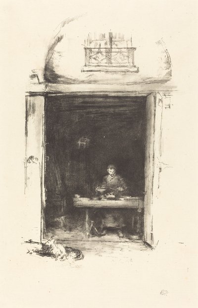 Kowal, Passage du Dragon, 1894. autorstwa James Abbott McNeill Whistler