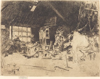 Kuźnia, ok. 1880. autorstwa James Abbott McNeill Whistler