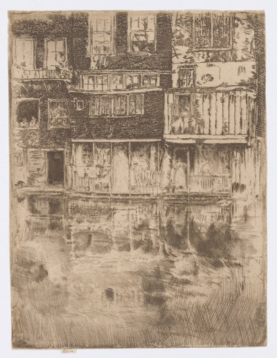 The Square House, Amsterdam autorstwa James Abbott McNeill Whistler