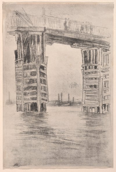 Wysoki most, 1878. autorstwa James Abbott McNeill Whistler