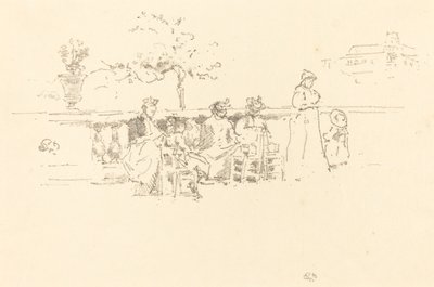 Taras, Luksemburg, 1894. autorstwa James Abbott McNeill Whistler