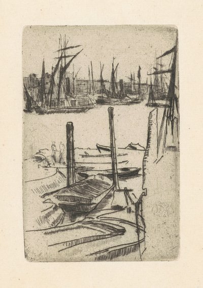 Mały Basen, 18761878. autorstwa James Abbott McNeill Whistler