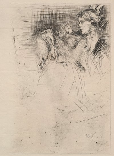 Toaleta, 1863. autorstwa James Abbott McNeill Whistler