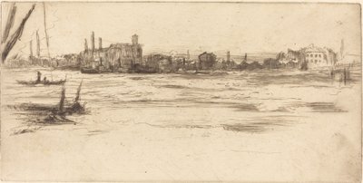 Niespokojna Tamiza, ok. 1930 r. 1875. autorstwa James Abbott McNeill Whistler