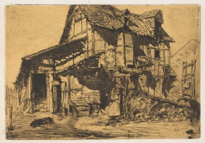 Niebezpieczna kamienica Stare gospodarstwo, 1858. autorstwa James Abbott McNeill Whistler
