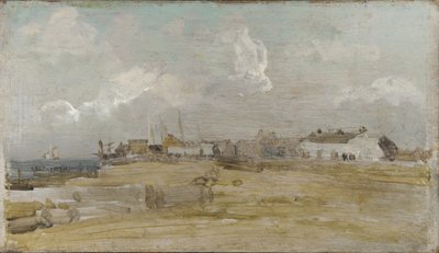 Biały Dom, ok. 1884-85 (olej na płycie drewnopodobnej) autorstwa James Abbott McNeill Whistler