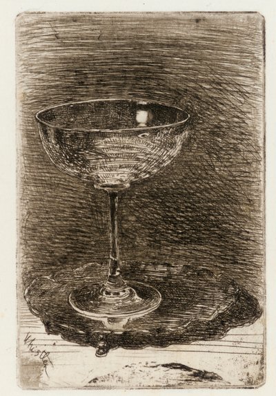 Kieliszek do wina, 1858. autorstwa James Abbott McNeill Whistler