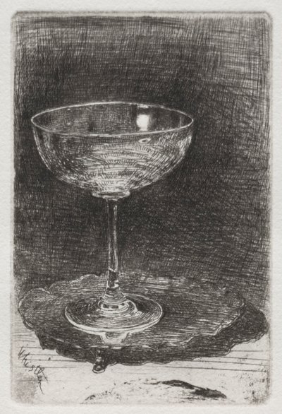 Kieliszek do wina, 1858. autorstwa James Abbott McNeill Whistler