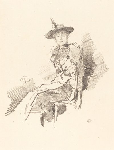 Skrzydlaty kapelusz, 1890. autorstwa James Abbott McNeill Whistler