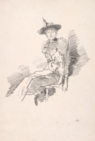 Skrzydlaty kapelusz, 1890. autorstwa James Abbott McNeill Whistler