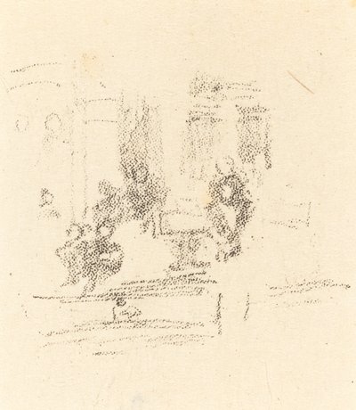 Szkic próbny: Wnętrze, c. 1891. autorstwa James Abbott McNeill Whistler
