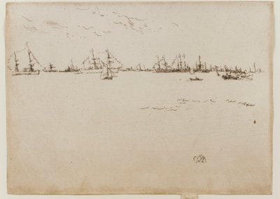Okręty, 1887. autorstwa James Abbott McNeill Whistler
