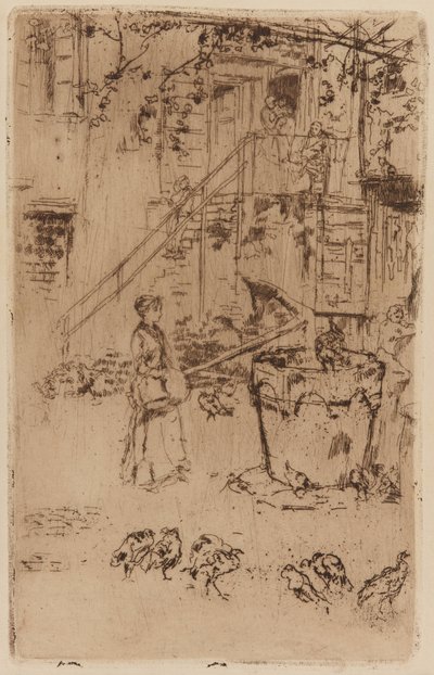 Indyki, 1879-1880. autorstwa James Abbott McNeill Whistler