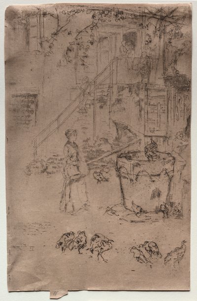 Indyki, 1886. autorstwa James Abbott McNeill Whistler