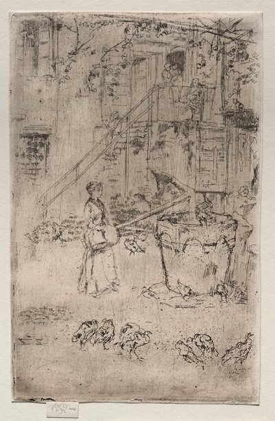 Indyki, 1886. autorstwa James Abbott McNeill Whistler