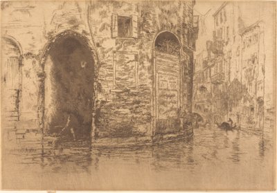 Dwoje drzwi, ok. 18791880. autorstwa James Abbott McNeill Whistler
