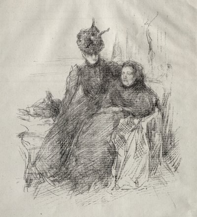 Dwie kobiety. autorstwa James Abbott McNeill Whistler