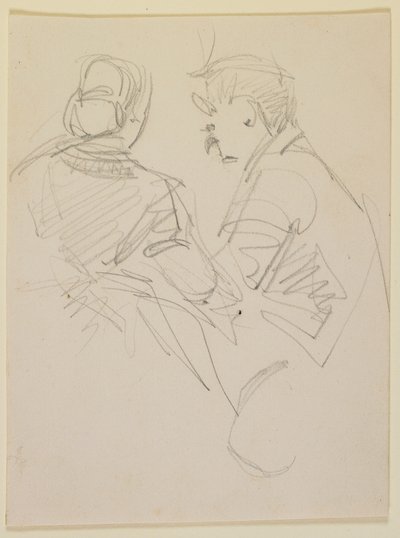 Dwie postacie, 1858. autorstwa James Abbott McNeill Whistler