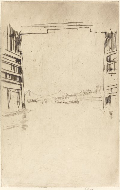 Pod starym mostem Battersea, 1879. autorstwa James Abbott McNeill Whistler