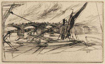 Most Vauxhall, 1861. autorstwa James Abbott McNeill Whistler