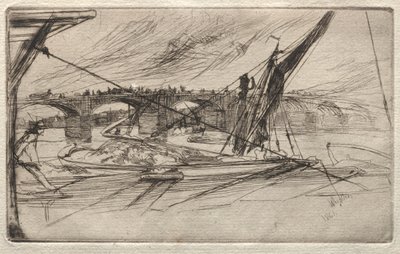 Most Vauxhall, 1861. autorstwa James Abbott McNeill Whistler