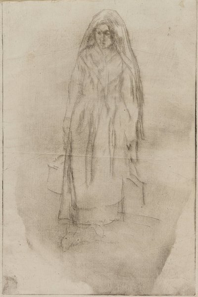 Wenecki przewoźnik wody, 1879-1880. autorstwa James Abbott McNeill Whistler