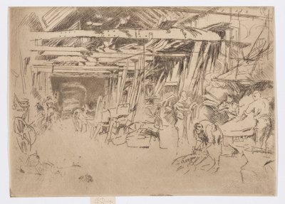 Wheelwright autorstwa James Abbott McNeill Whistler