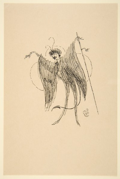 Whistler jako motyl, XIX-XX w. autorstwa James Abbott McNeill Whistler
