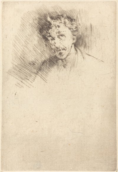 Whistler z białym zamkiem, 1879. autorstwa James Abbott McNeill Whistler