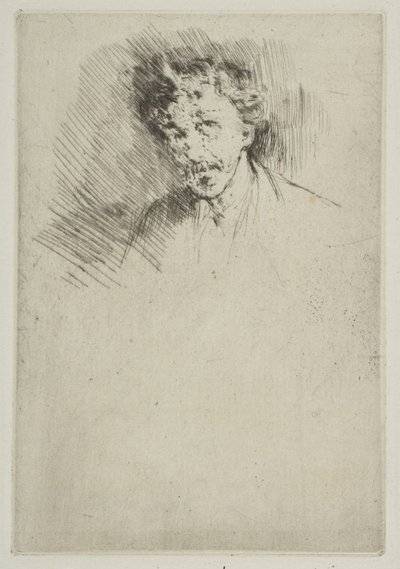 Whistler z białym zamkiem, 1879. autorstwa James Abbott McNeill Whistler