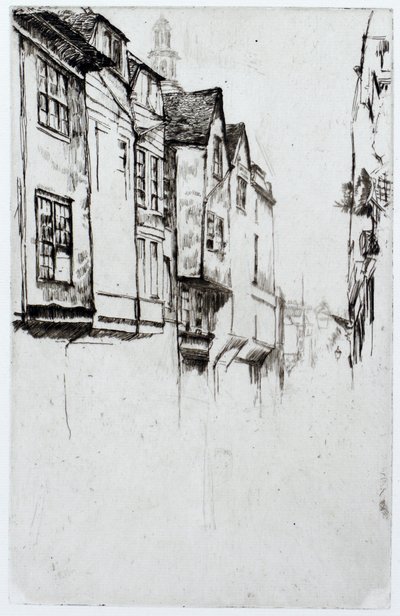 Wielka ulica autorstwa James Abbott McNeill Whistler