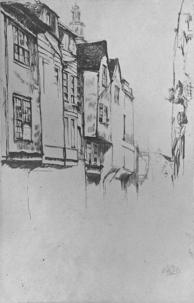 Wych Street, 1877, 1904 autorstwa James Abbott McNeill Whistler