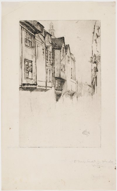 Great Street, Londyn, 1877. autorstwa James Abbott McNeill Whistler