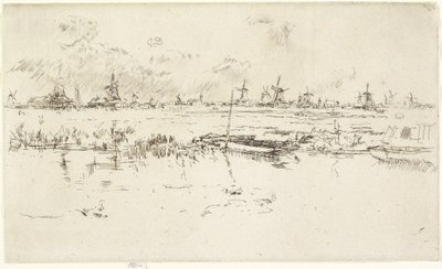 Zaandam, 1889 autorstwa James Abbott McNeill Whistler