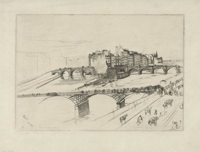 Miasto Wyspa Wyspa Miasta, Paryż autorstwa James Abbott McNeill Whistler