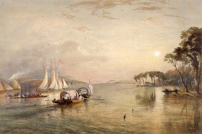 Jezioro Windermere, z „Angielskiej Krainy Jezior” autorstwa James Baker (after) Pyne