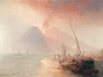 Erupcja Wezuwiusza, 1856 autorstwa James Baker Pyne